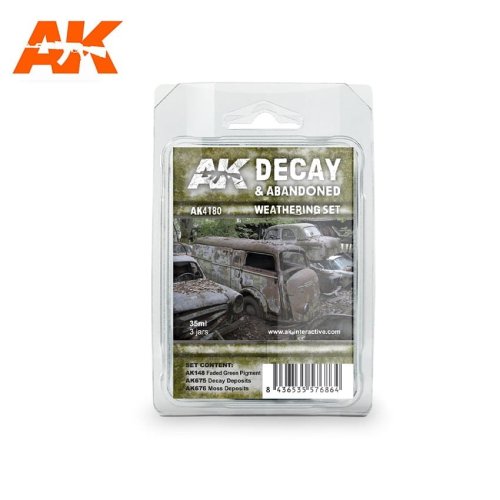 Go to product AK INTERACTIVE 4180 - Decay & Abandoned Weathering Set