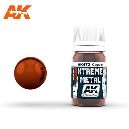 Go to product AK INTERACTIVE 473 - Xtreme Metal - Copper 30 ml