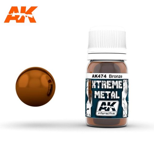 Go to product AK INTERACTIVE 474 - Xtreme Metal - Bronze 30 ml