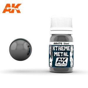 AK INTERACTIVE 476 - Xtreme Metal - Steel 30 ml