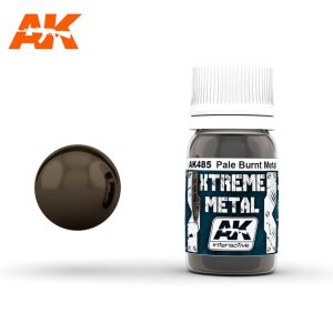 AK INTERACTIVE 485 - Xtreme Metal - Pale Burnt Metal 30 ml