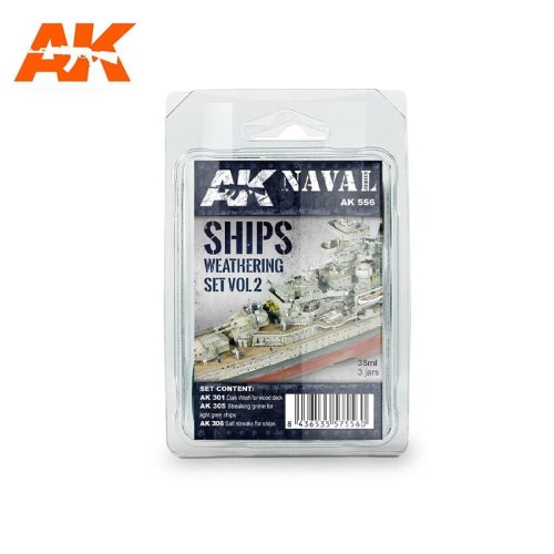 Go to product AK INTERACTIVE 556 - Naval - Ships Weathering Set Vol.2
