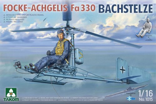 Go to product Takom 1015 - 1:16 Focke-Achgelis Fa 330 Bachstelze