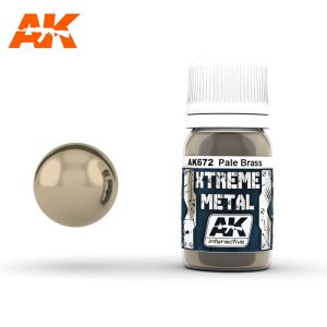 AK INTERACTIVE 672 - Xtreme Metal - Pale Brass 30 ml