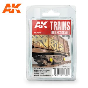 AK INTERACTIVE 7010 - Trains Weathering Set vol.2 - Undercarriage