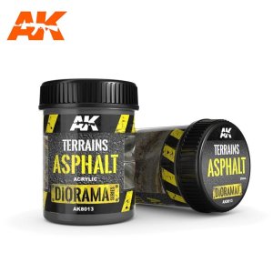AK INTERACTIVE 8013 - Terrains Asphalt 250 ml - Diorama Series
