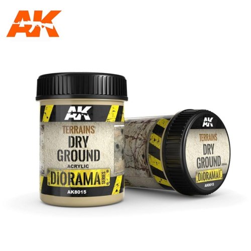 Go to product AK INTERACTIVE 8015 - Terrains Dry Ground 250 ml - Diorama Series