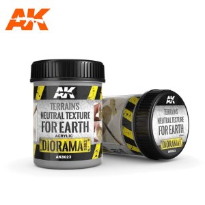 AK INTERACTIVE 8023 - Terrains Neutral Texture for Earth 250 ml - Diorama Series