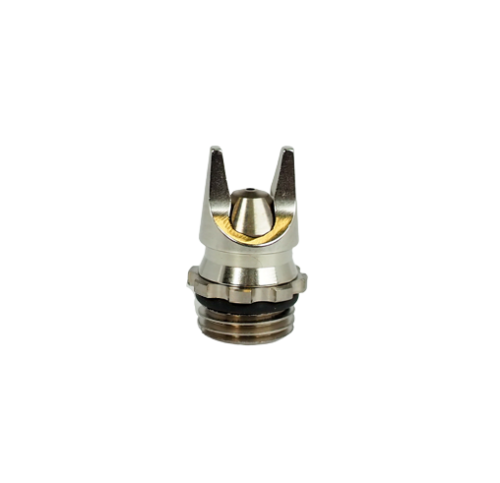 Go to product HARDER & STEENBECK 126784 - Air cap and an open needle guard for 0,15 mm nozzles. For CRplus airbrushes.