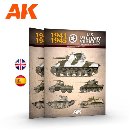 Go to product AK Interactive 642 - US Military Vehicles 1941-1945 Profile Guide