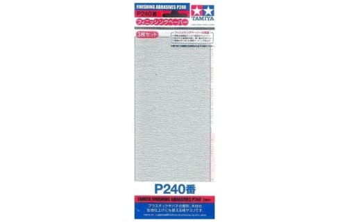 Go to product TAMIYA 87093 - Finishing Abrasive P240 (3 pcs)