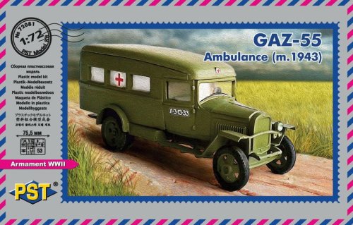 Go to product Zebrano 72081 - 1:72 GAZ-55 Ambulance