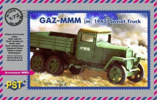 Go to product Zebrano 72078 - 1:72 GAZ MM m.1943 Soviet truck