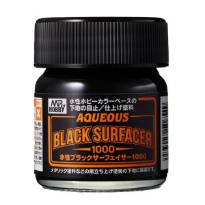 Mr.Hobby HSF03 - Mr. Aqueous Surfacer 1000 Black 40 ml