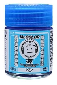 Mr.Hobby - Mr. Color CR1 paints pigment Cyan 18 ml