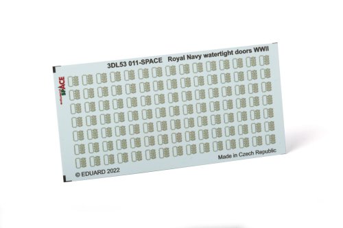 Go to product Eduard 3DL53011 - 1:350 Royal Navy watertight doors WWII Space 3D Decals