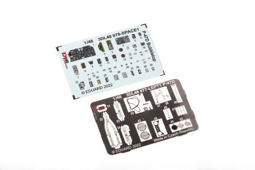 Go to product Eduard 3DL48078 - 1:48 P-47D Bubbletop Space 3D Decals + PE