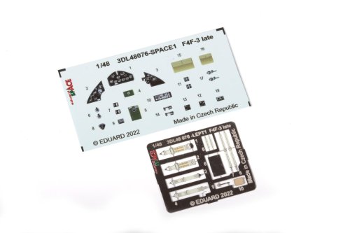 Go to product Eduard 3DL48076 - 1:48 F4F-3 late Space 3D Decals + PE