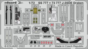 Eduard SS777 - 1:72 J-35ÖE Draken