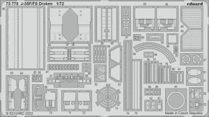 Eduard 73778 - 1:72 J-35F/FS Draken