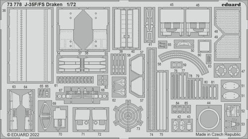 Go to product Eduard 73778 - 1:72 J-35F/FS Draken