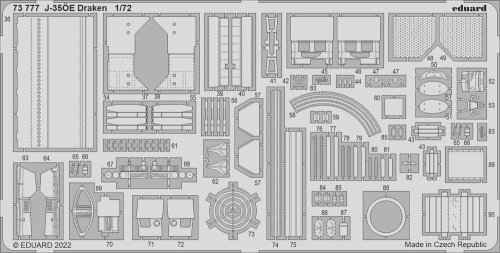 Go to product Eduard 73777 - 1:72 J-35ÖE Draken