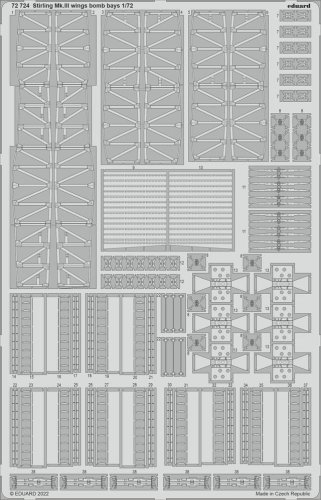 Go to product Eduard 72724 - 1:72 Stirling Mk.III wings bomb bays
