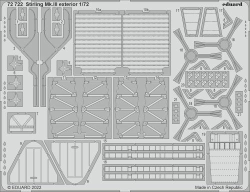 Go to product Eduard 72722 - 1:72 Stirling Mk.III exterior