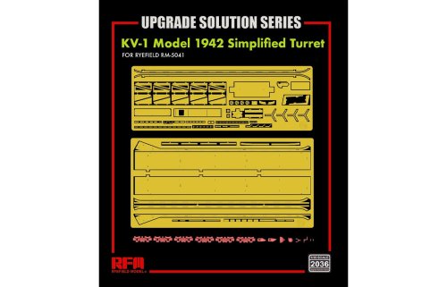 Go to product Rye Field Model 2036 - 1:35 KV-1 Model 1942 Simplified Turret - Upgrade Solution