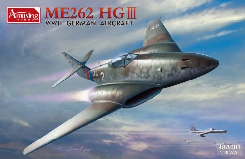 Go to product Amusing Hobby 48A003 - 1:48 Messerschmit Me 262 HGIII