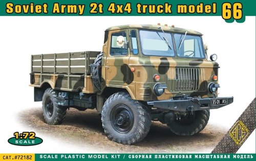 Go to product ACE 72182 - 1:72 Soviet GAZ-66 Military Truck
