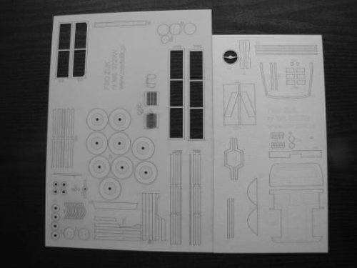 Go to product Modelik 0723W - 1:25 FSC Żuk A11B - set of laser cut frames
