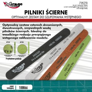 Mirage 100066 - Sanding stick set, 4 pcs