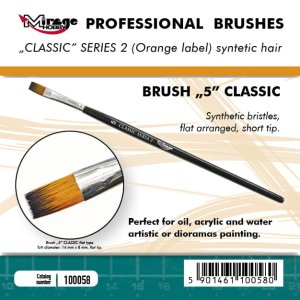 Mirage 100058 - Classic flat Paintbrush Series 2 size 5