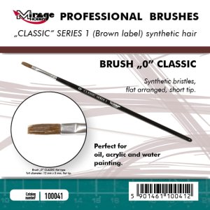 Mirage 100041 - Classic Paintbrush Series 1 size 0