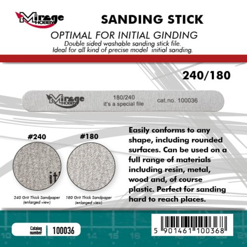 Go to product Mirage 100036 - Sanding stick 180/240