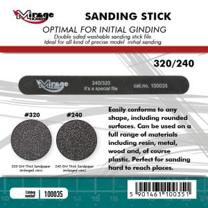 Mirage 100035 - Sanding stick 240/320