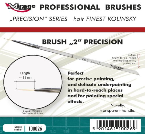 Go to product Mirage 100026 - Precision Kolinsky Paintbrush size 2