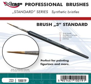 Mirage 100019 - Standard Paintbrush size 3