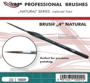 Mirage 100009 - Natural Paintbrush size 4