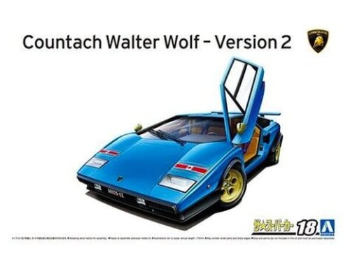 Go to product Aoshima 06383 - 1:24 Lambourghini Countach Walter Wolf Version 2 '76