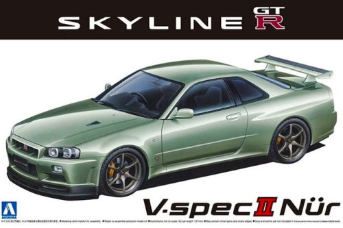 Go to product Aoshima 06275 - 1:24 Nissan BNR34 Skyline GT-R V-Spec II Nur. '02