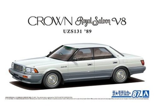 Go to product Aoshima 06171 - 1:24 Toyota UZS131 Crown RoyalSaloon V8 G '89