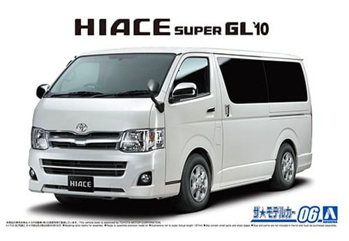 Go to product Aoshima 06138 - 1:24 Toyota TRH200V Hiace Super GL'10