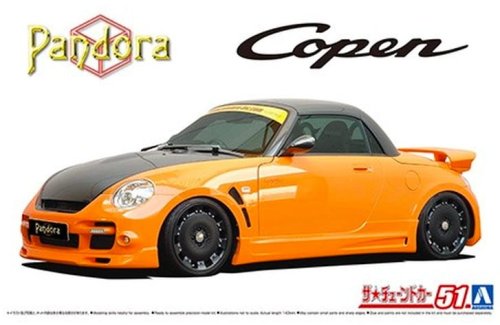 Go to product Aoshima 05898 - 1:24 Pandora Type887 EVO II L880K Copen '02 Daihatsu
