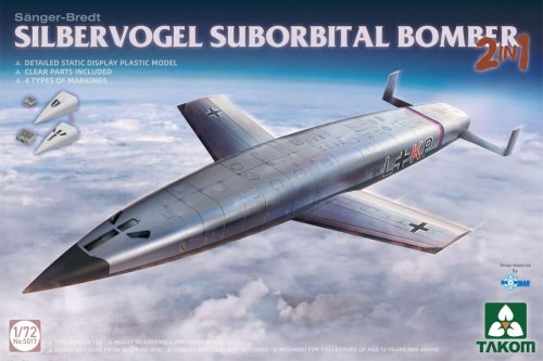 Go to product Takom 5017 - 1:72 Sänger-Bredt Silbervogel Suborbital Bomber