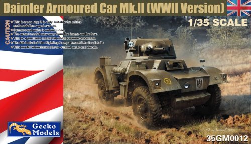 Go to product Gecko Models 35GM0012 - 1:35 Daimler Armoured Car Mk.II WWII Version