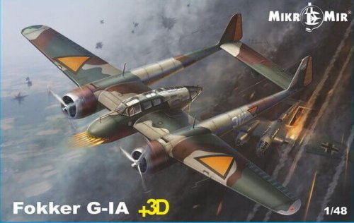Go to product Mikromir 48016+ - 1:48 Fokker G-IA + 3D details