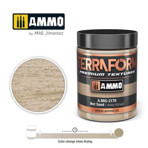 Go to product Ammo Mig 2176 - Wet Sand - Terraform Premium Textures 100 ml
