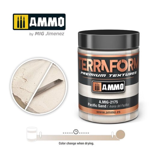 Go to product Ammo Mig 2175 - Pacific Sand - Terraform Premium Textures 100 ml